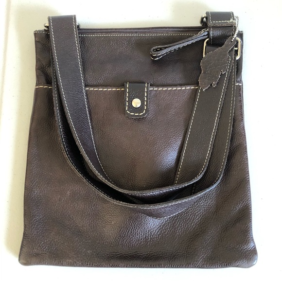 ROOTS CANADA VENETIAN VILLAGE LARGE CROSSBODY - Picture 7 of 8